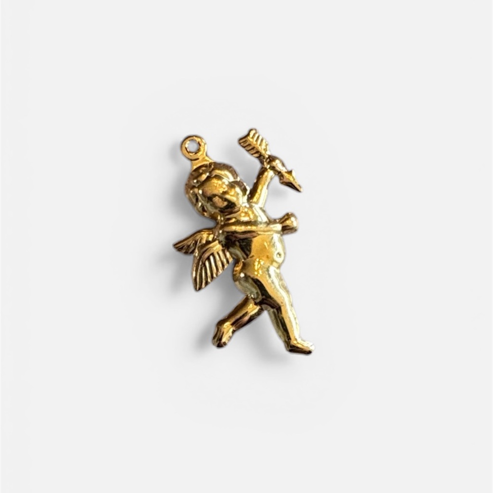 Gold Cherub Pendant